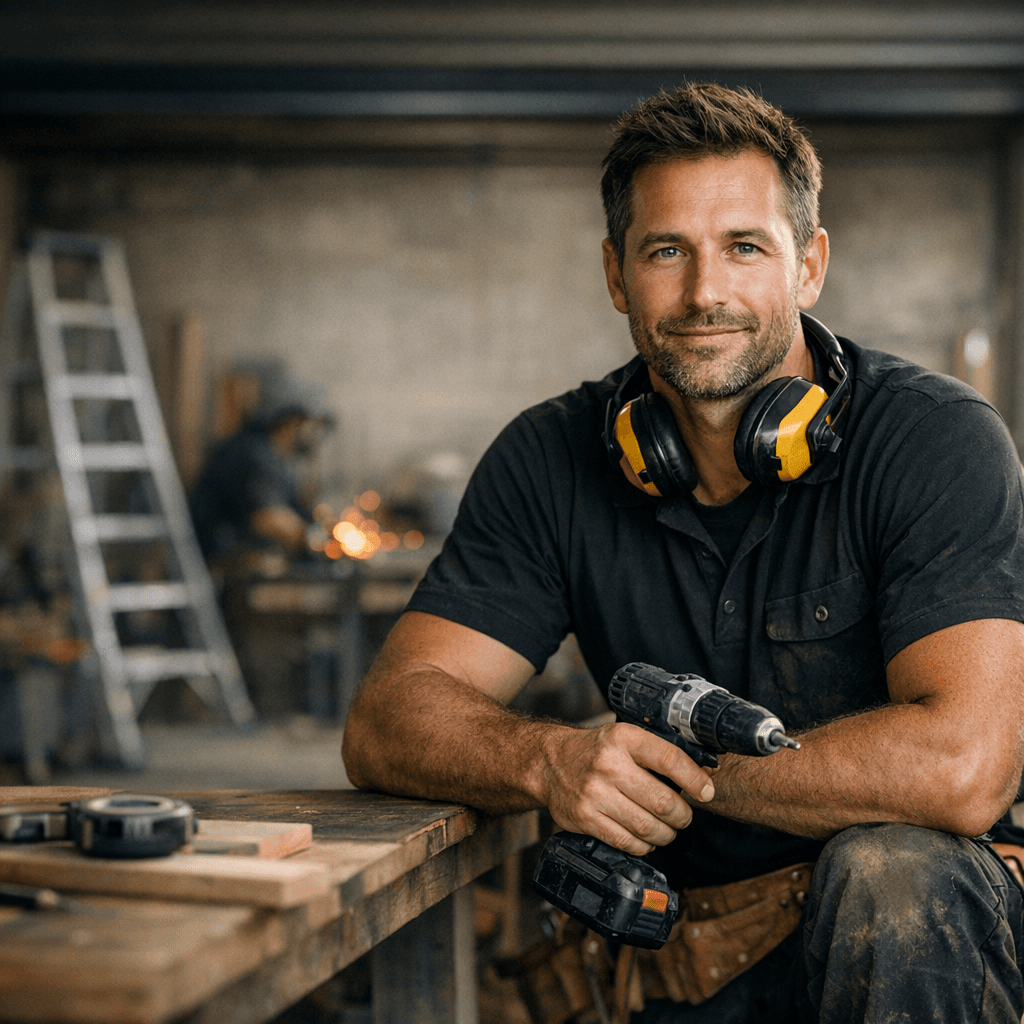 Tradie at work - professional tradesperson